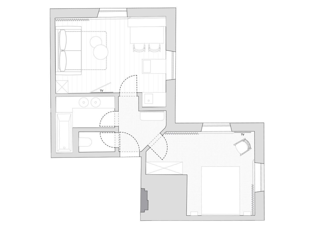 Margarethe Apartments Lech Ruang foto