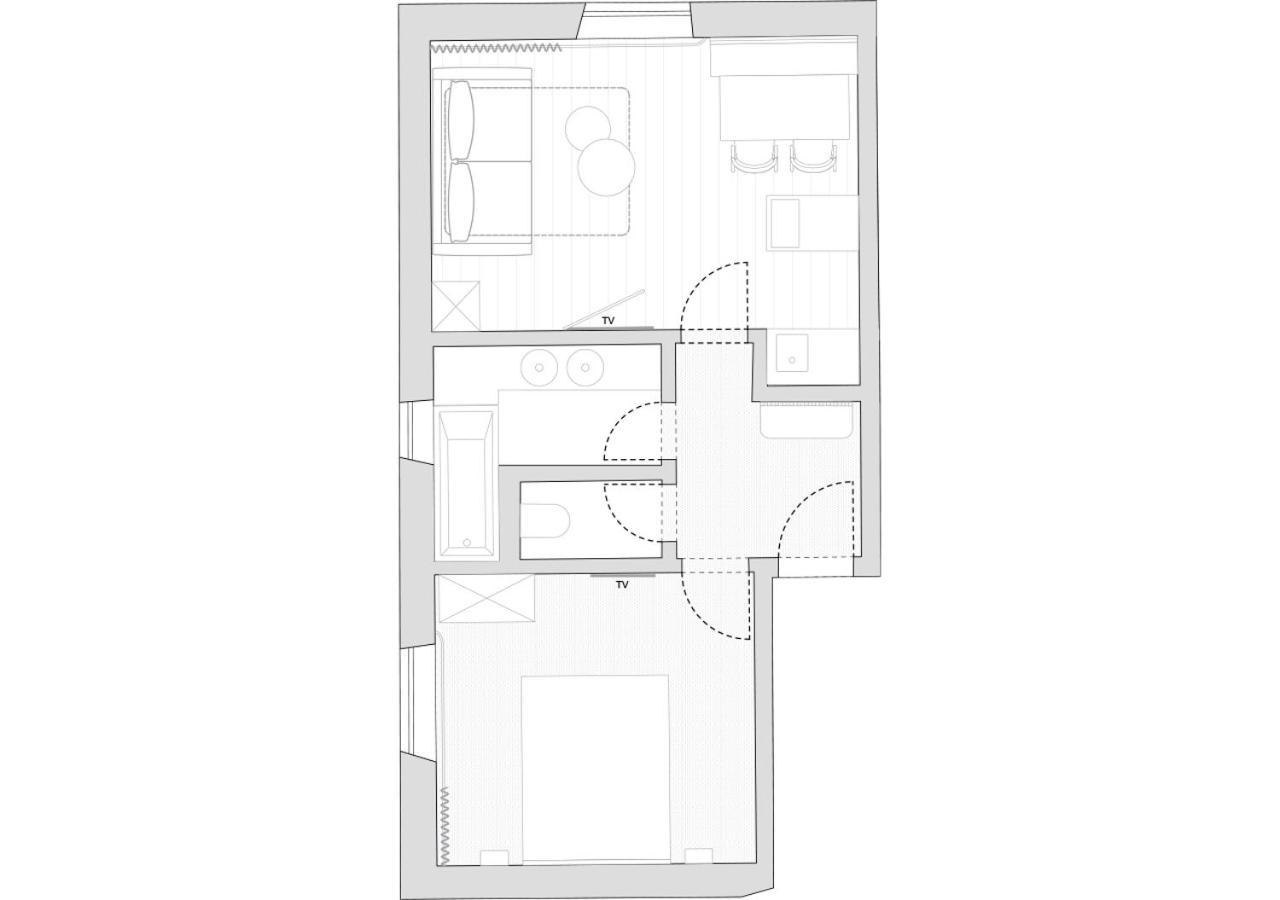 Margarethe Apartments Lech Ruang foto